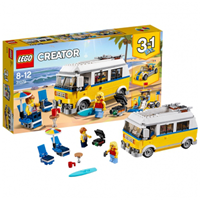 LEGO/乐高 玩具 创意百变组 Creator 8岁-12岁 阳光海滩房车 31079 积木LEGO